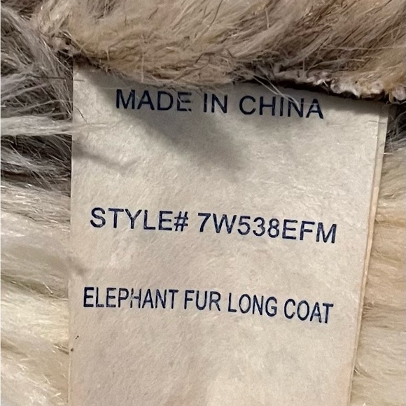 Vintage TRUE GRIT faux suede Elephant fur long coat 70’s boho penny lane style - Picture 9 of 15